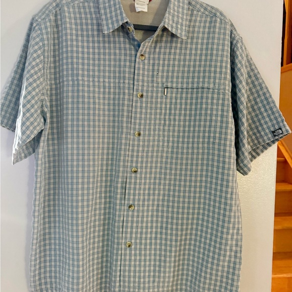 The North Face Other - The North Face Blue Granola Boy Checkered Men's Shirt